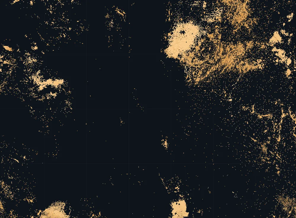Map of Colorado oil and gas wells colored by year drilled